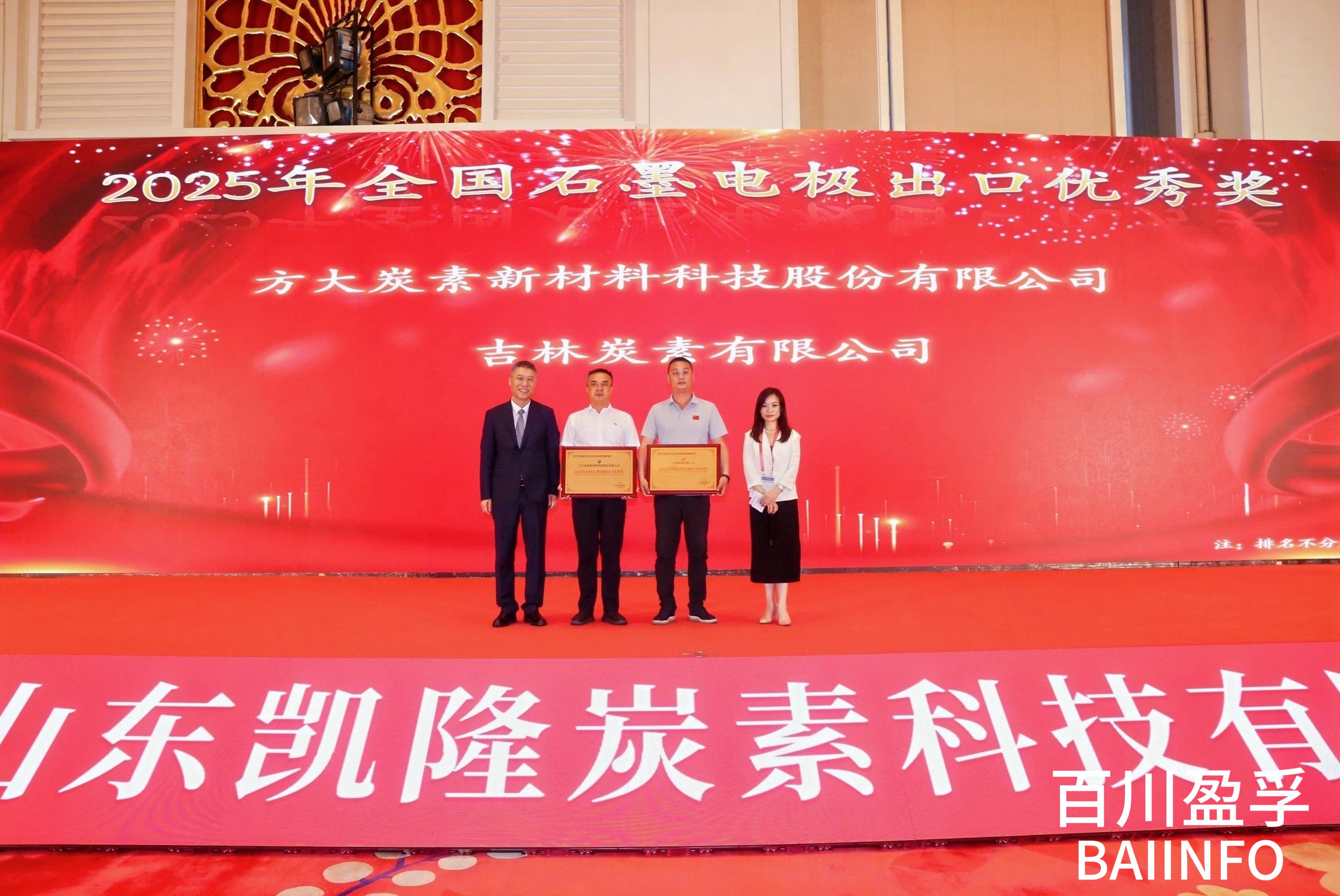 2025年全国石墨电极出口优秀奖